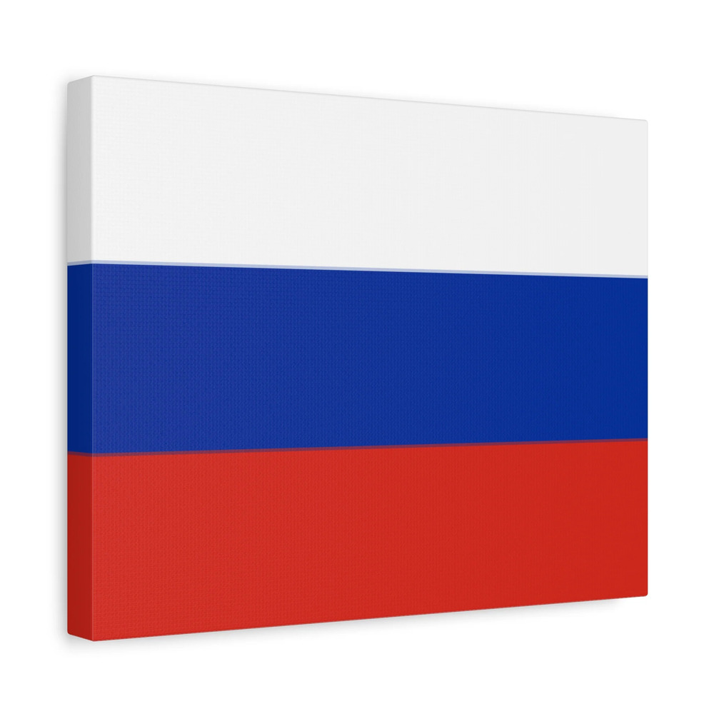 Russia Country Flag Canvas Vibrant Wall Art Unframed Home Decor